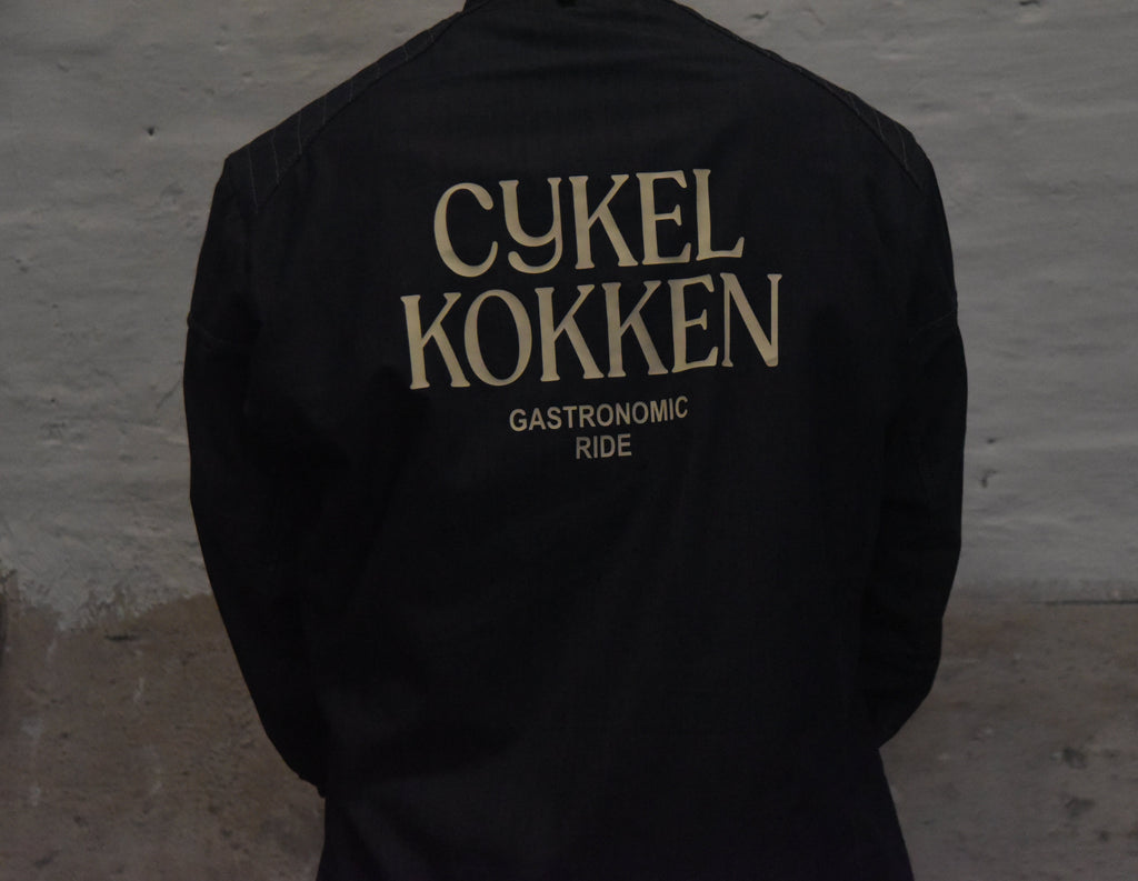 Cykelkokken kokkejakke – forside
