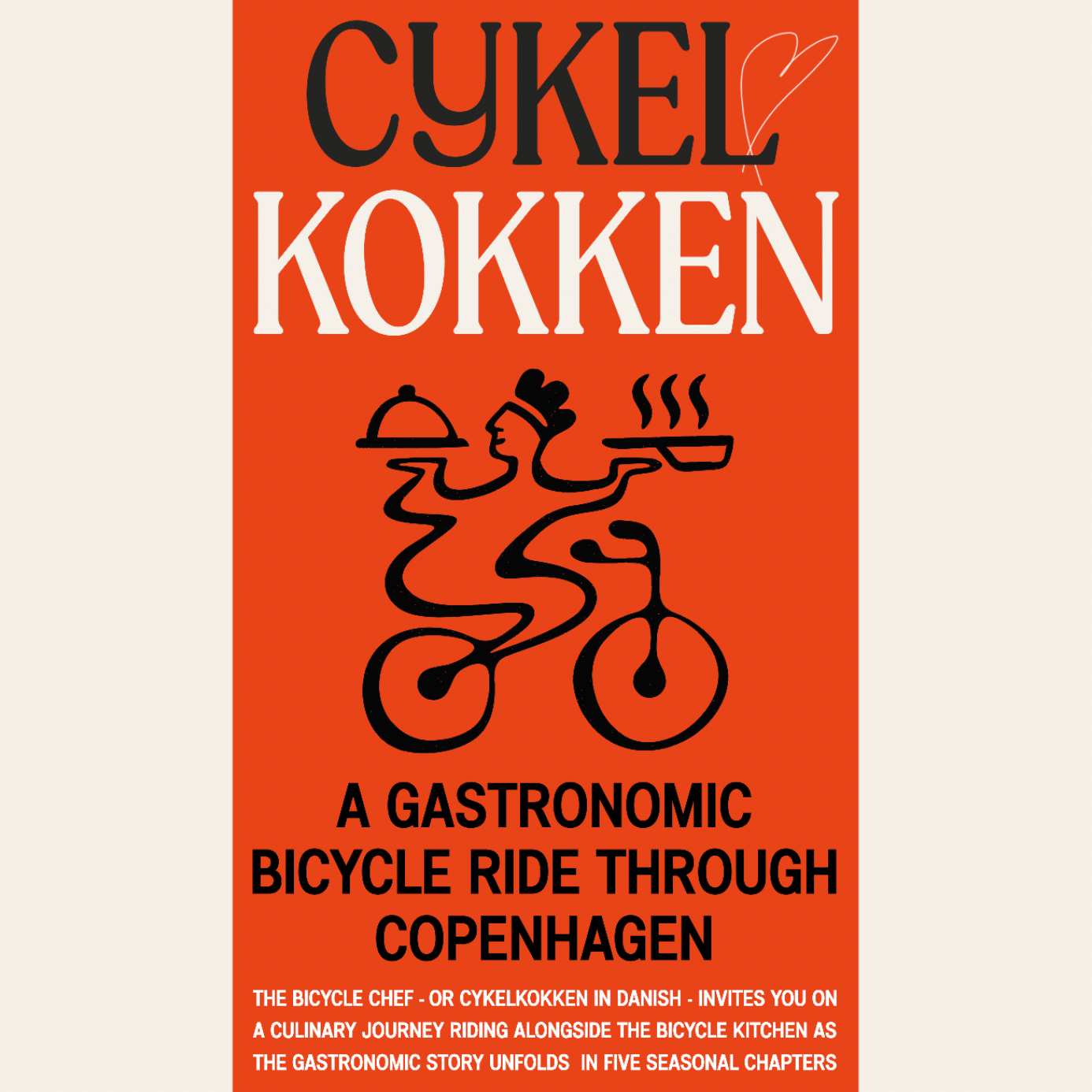 Cykelkokken Poster